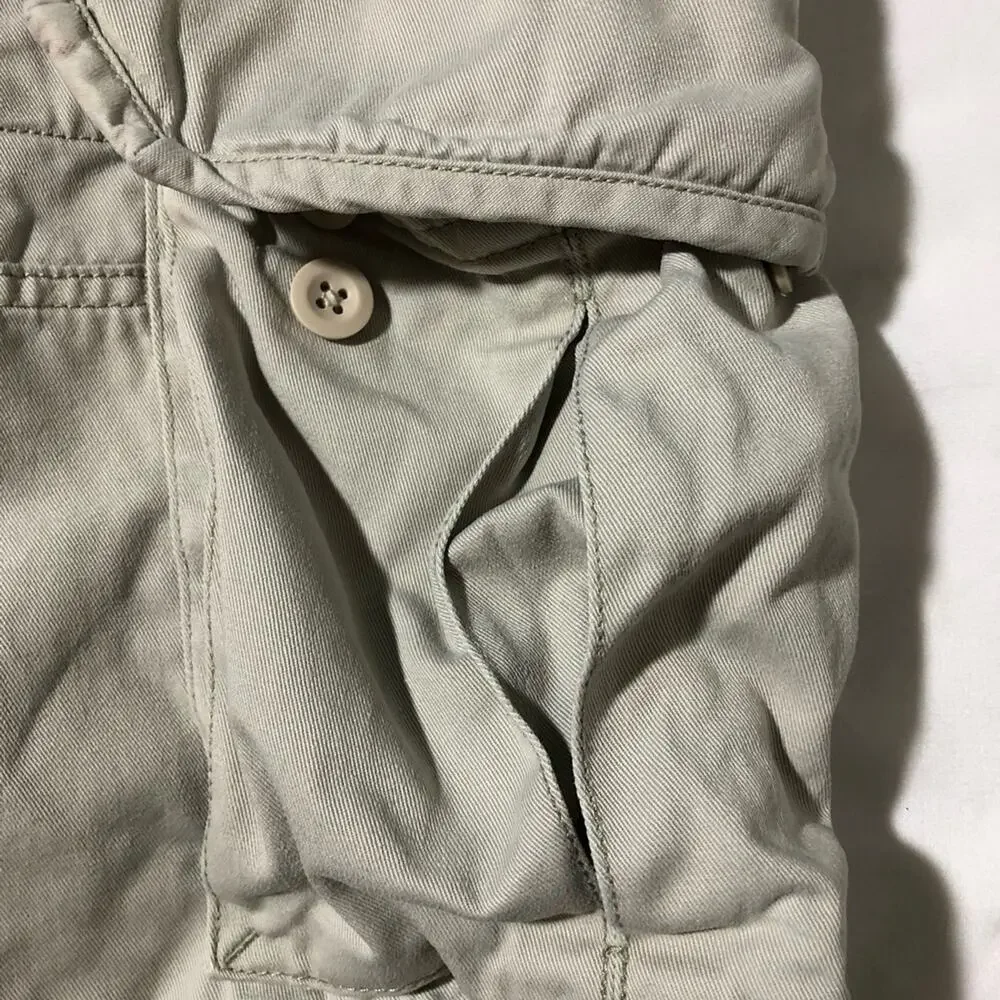 Polo Ralph Lauren mens classic chino cargo shorts 34 light khaki preppy classic
